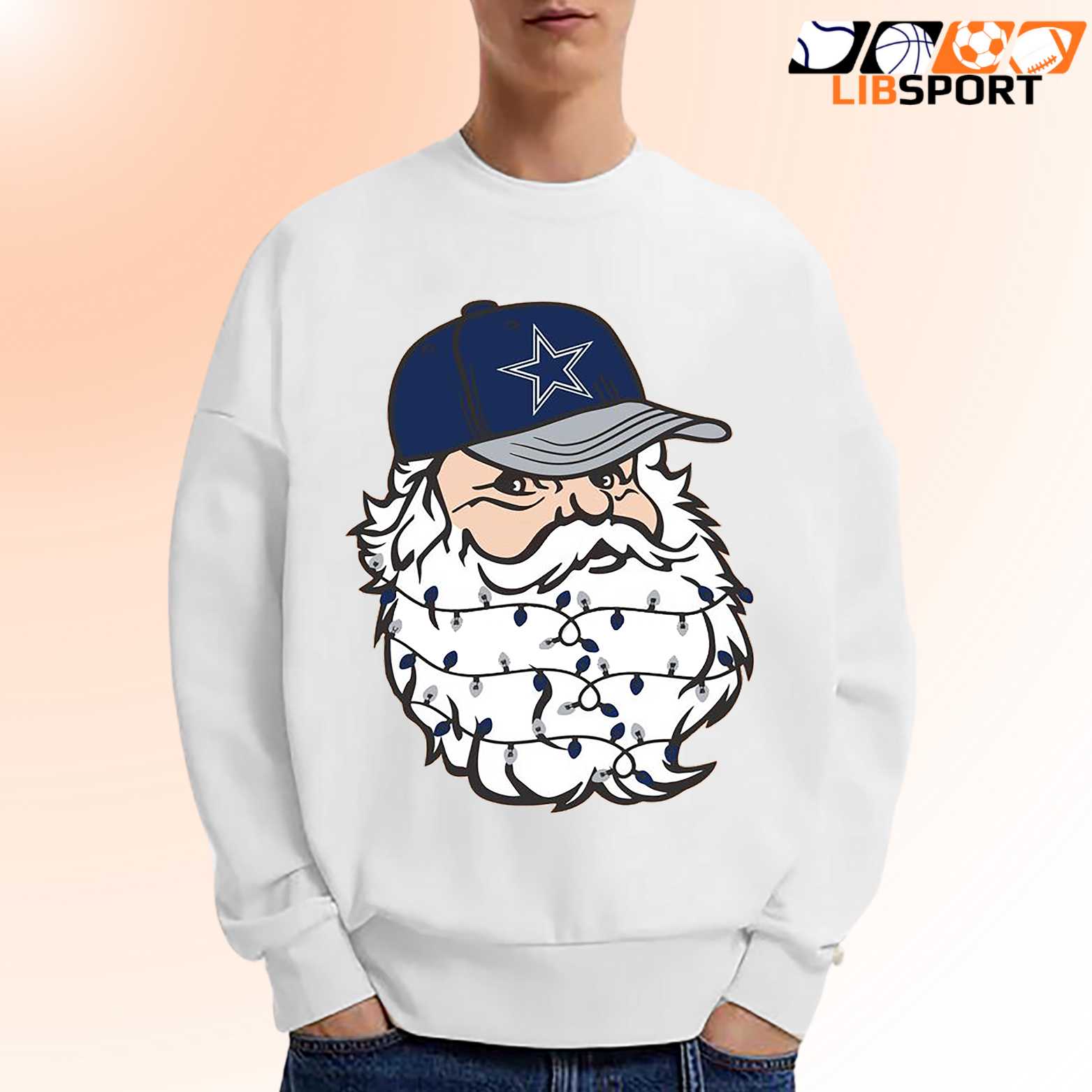 Santa Dallas Cowboys T Shirt, Christmas Unisex Tee, Game Day Fan Shirt